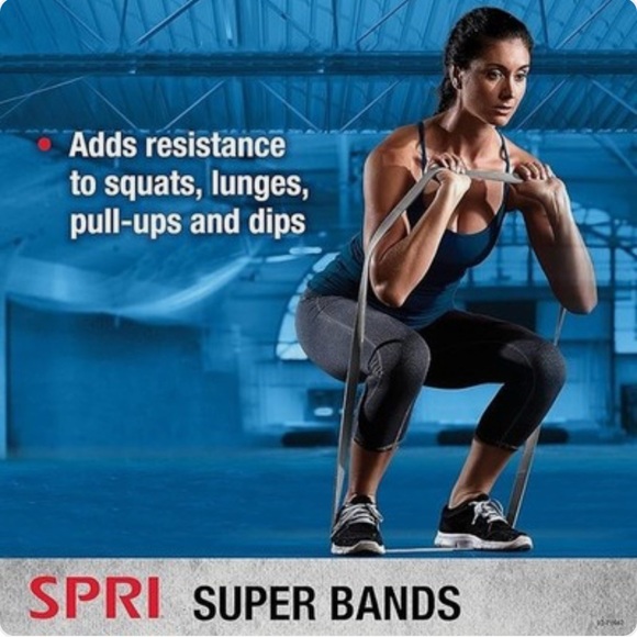 SPRI Orange Resistance Band, Fitness Band Light Resistance - Picture 5 of 7